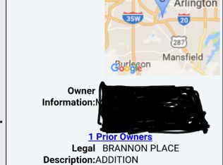 4001 Brannon Rd, Arlington, TX 76016