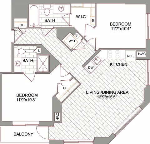 2x2 Furnished 2x2 Furnished