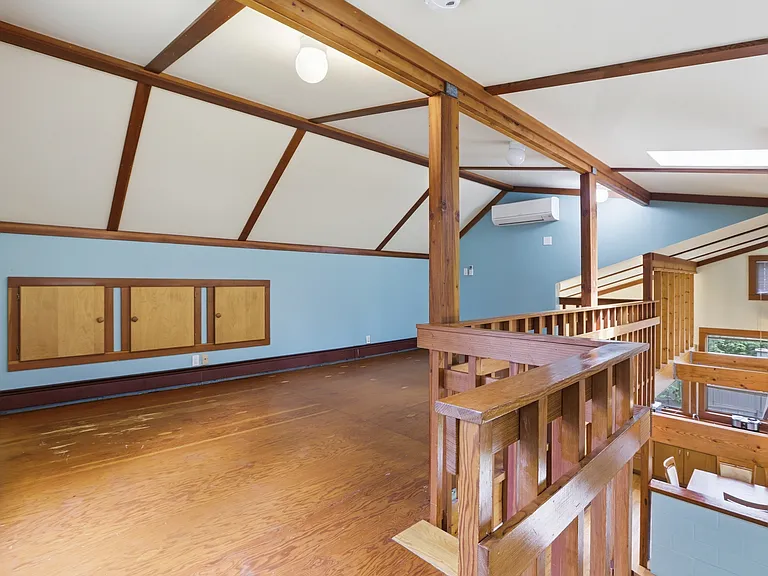 Loft-style bedroom