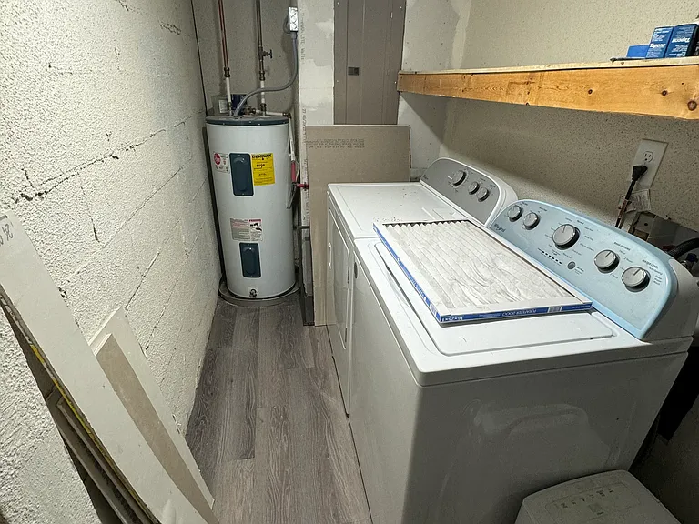basement laundry room