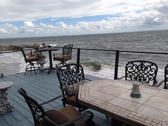 A view from the deck, right on the water!