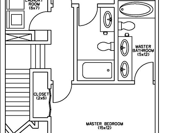 2 Master Bedrooms Upstairs