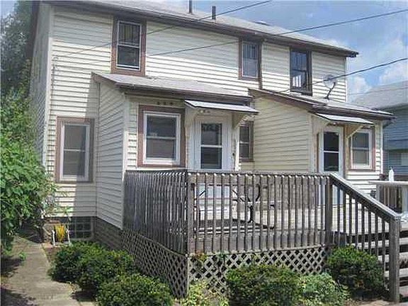 Shared deck space in back