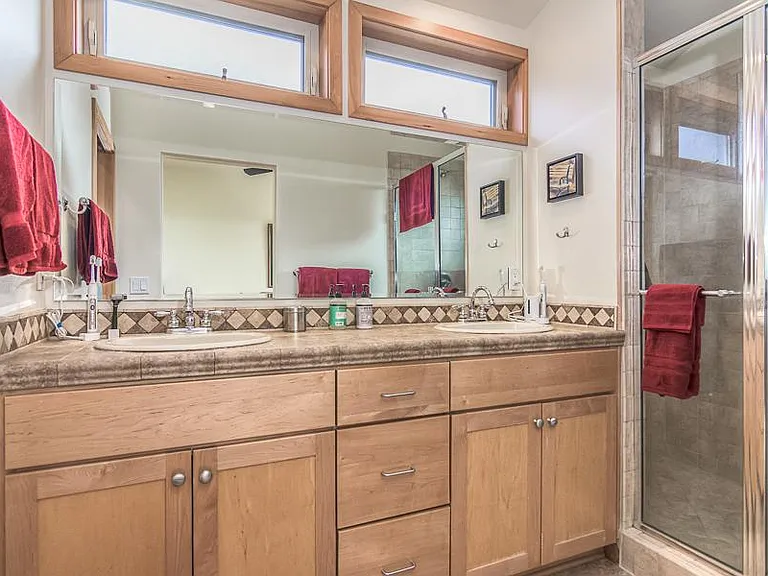 Master bathroom on main level