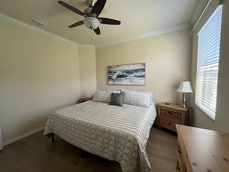 Bedroom #3 with King bed.