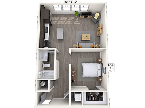 Floor plan A1A