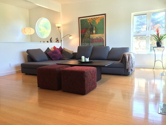 Bamboo floors on main level