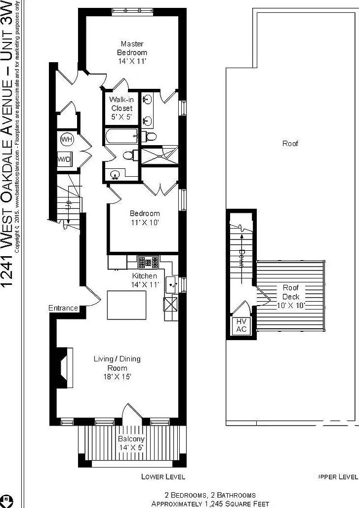 2 bed, 1305 sqft, $5,395 — Photo 4