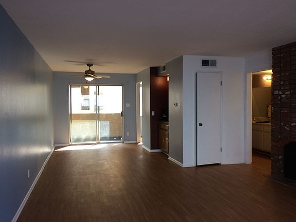 living room and dining area