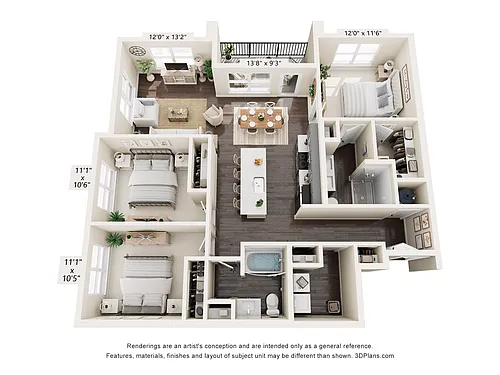 Floor plan C1