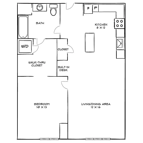 Floor plan Design 1F