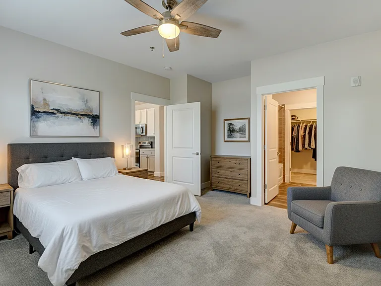 2 BR/2 BA bedroom