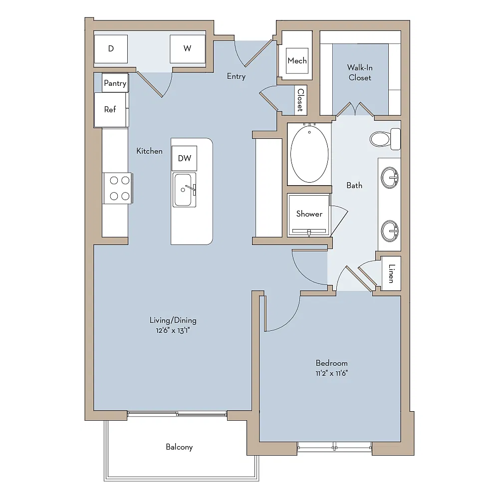 Floor plan Live Oak B