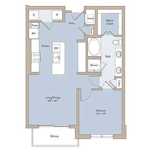 Floor plan Live Oak B