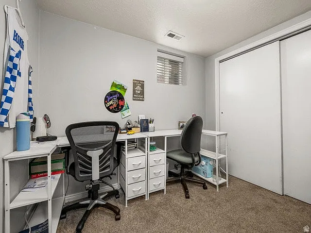 Bedroom #2, now updated with larger window and ladder for egress