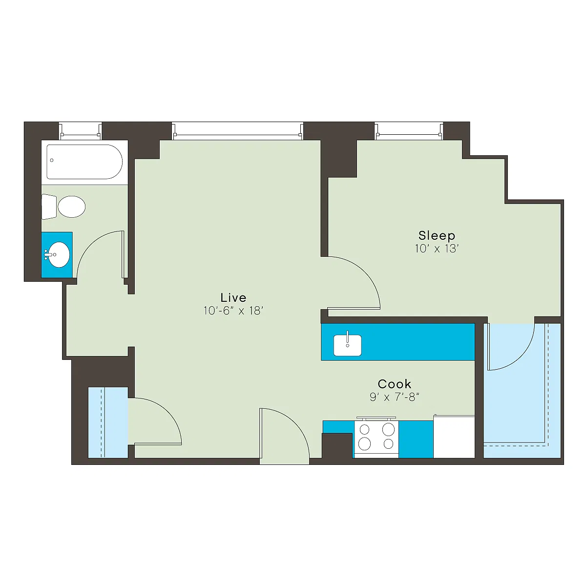 Floor plan 214e-1bT18