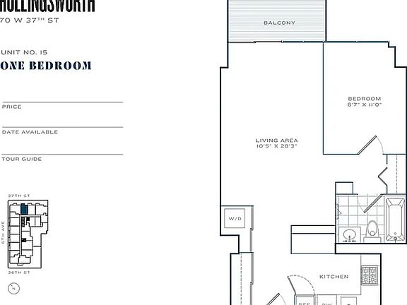 2nd image of 70 W 37th St #Penthouse 15a