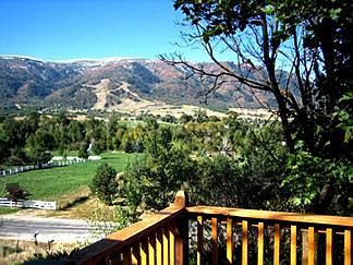 View from deck
