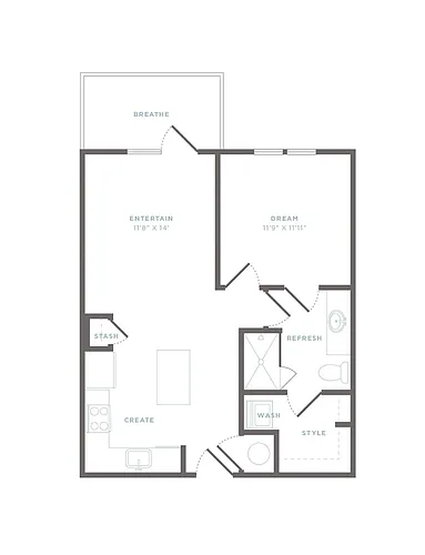 Floor plan A1 - Amelia