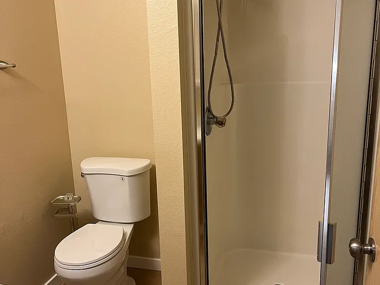 Bathroom connected to main bedroom