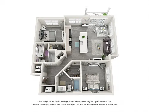 Floor plan 2E1