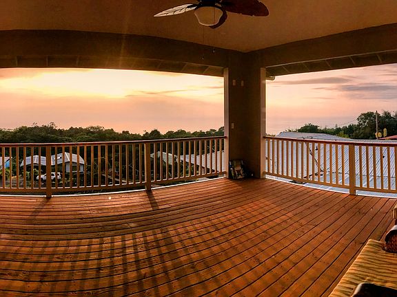 Sunset ocean views from lanai