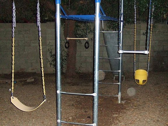 Playground with shade