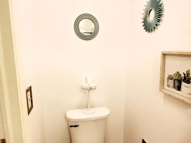 Main floor half bath