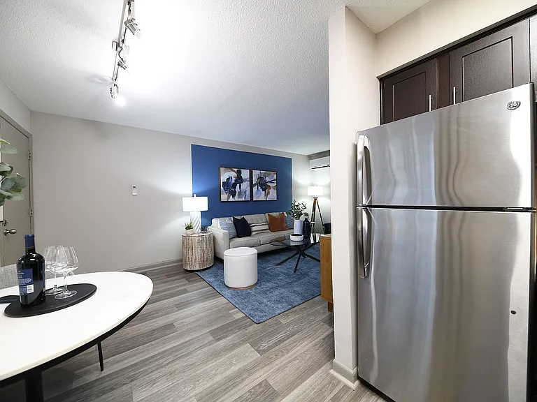 Experience contemporary urban living with this beautifully designed apartment space.