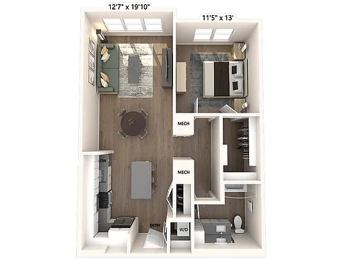 Floor plan A20 Upgrade