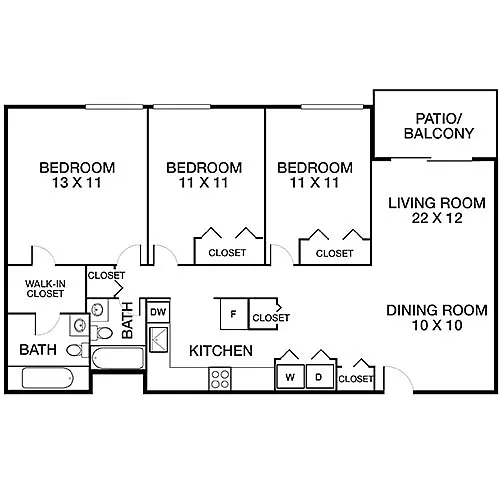 Floor plan Boardwalk