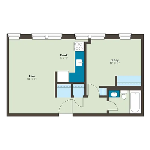 Floor plan cle1bc
