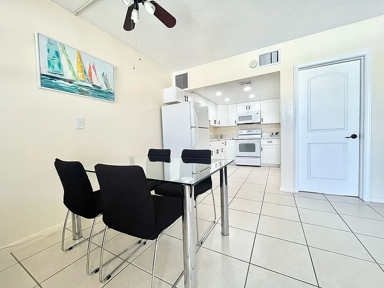 dining area + kitchen fully equipped
