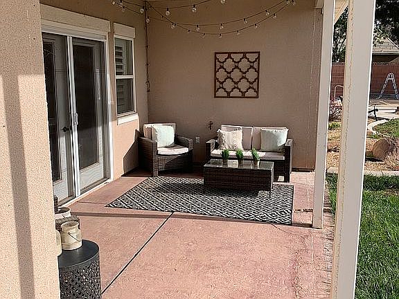 Covered patio