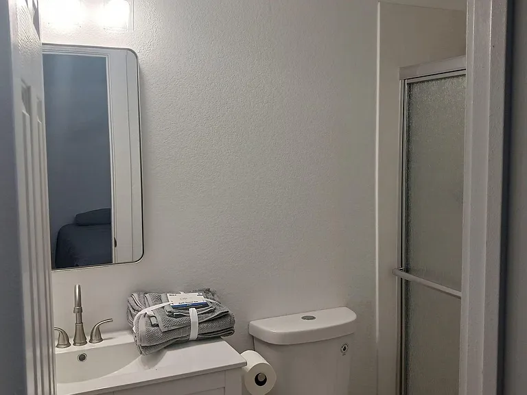 New construction private bath for room 6 only