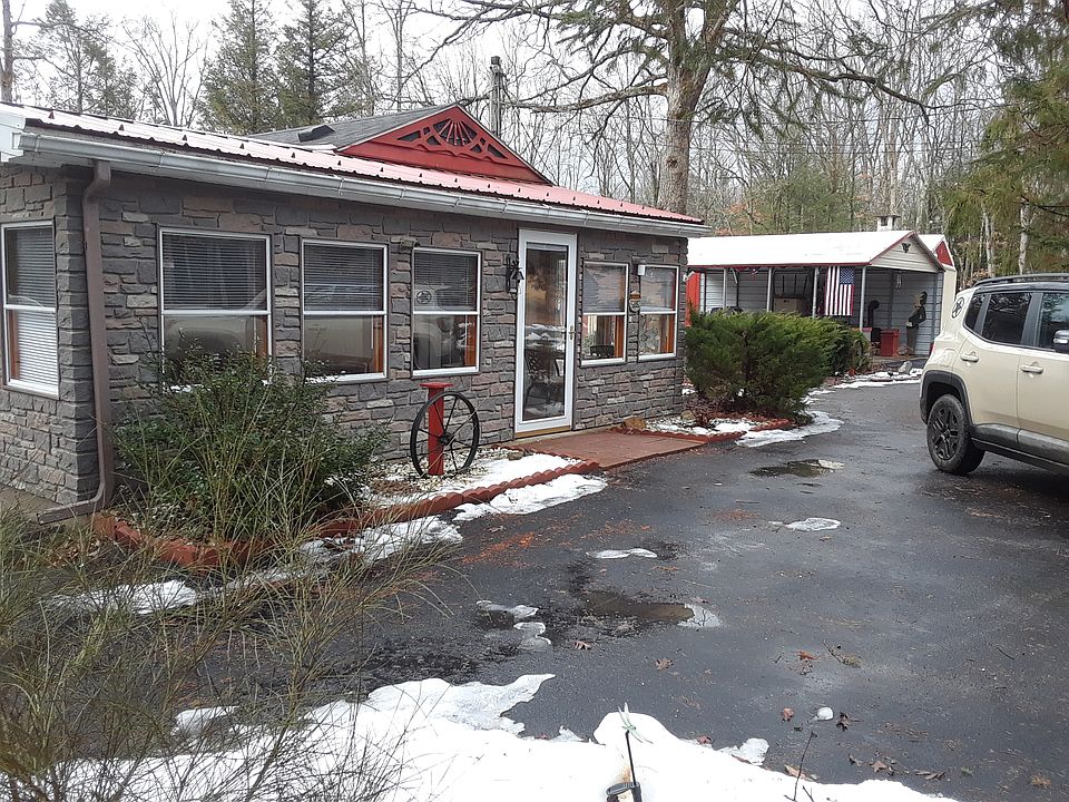 Front view of the home