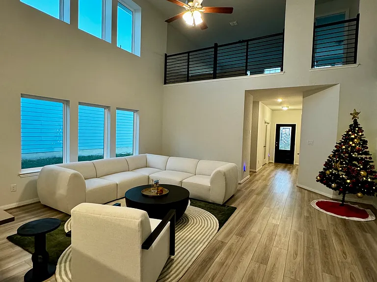 First Floor Living room and entry way
