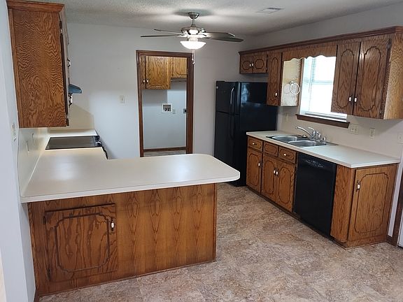 kitchen and utility room