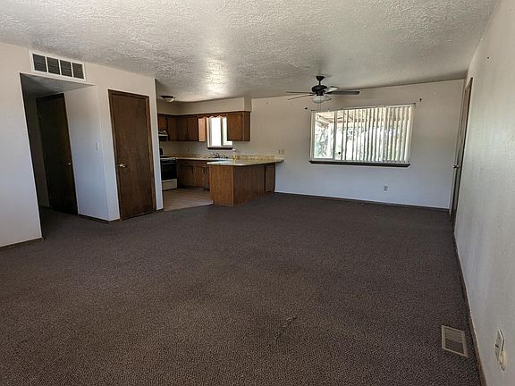 Open concept LR and kitchen