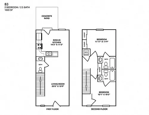 Floor plan B3