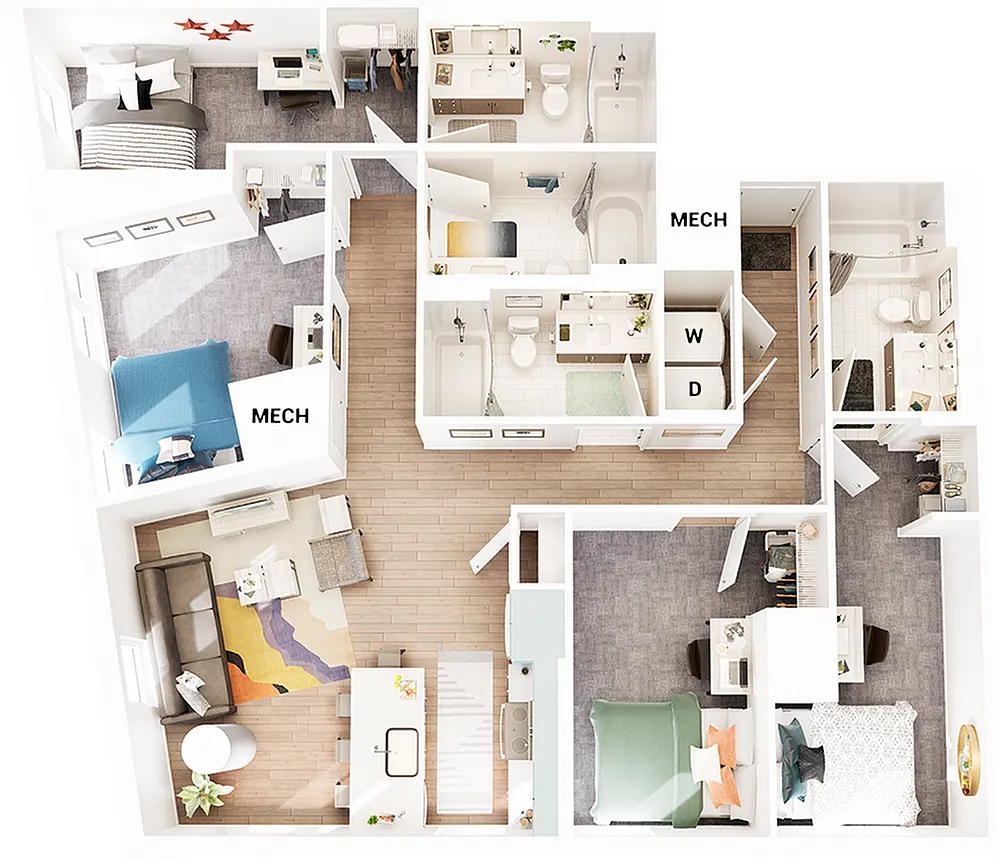 Floor plan D7