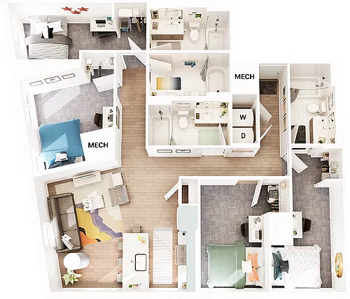 Floor plan D7