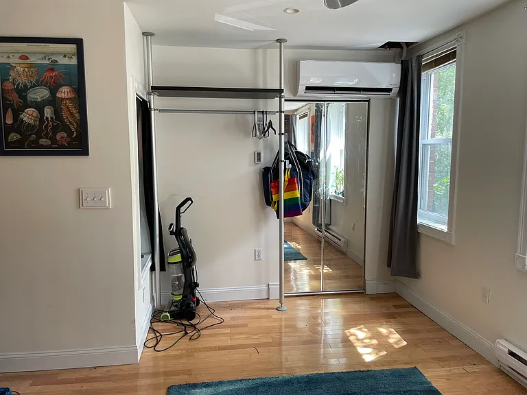 Closet / Storage area. Note: A/C unit has been added.