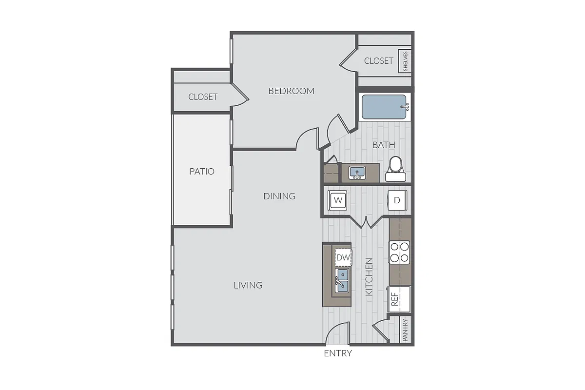 Floor plan Plan 1E