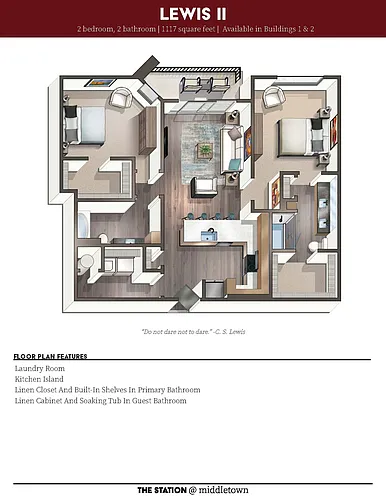 Floor plan Lewis II