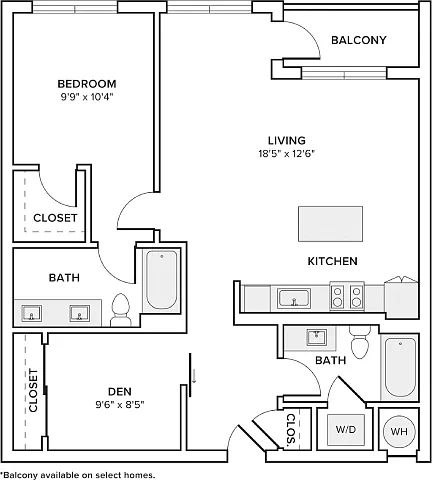 Floor plan A18D