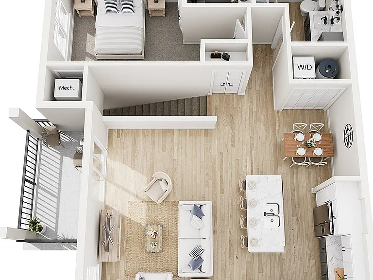 Floor Plan 1G | Seasons at Elgin | Apartments in Elgin, IL Floor Plan 1G | Seasons at Elgin | Apartments in Elgin, IL