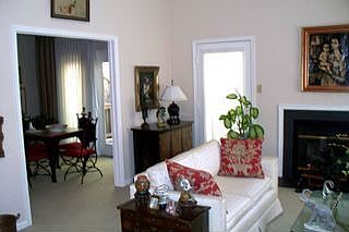 Living Room Opens to Den