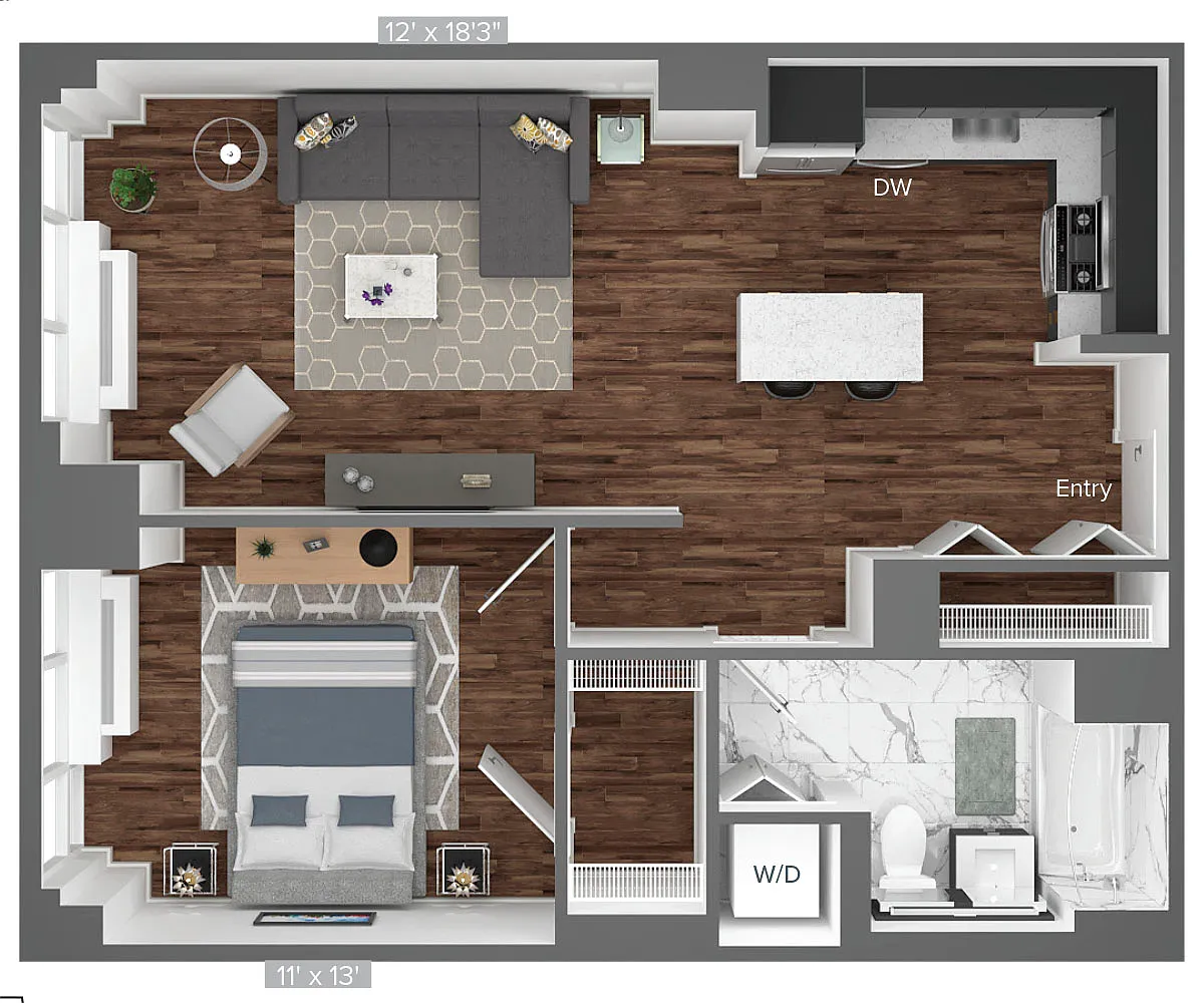 Floor plan A1-2-605-723sq