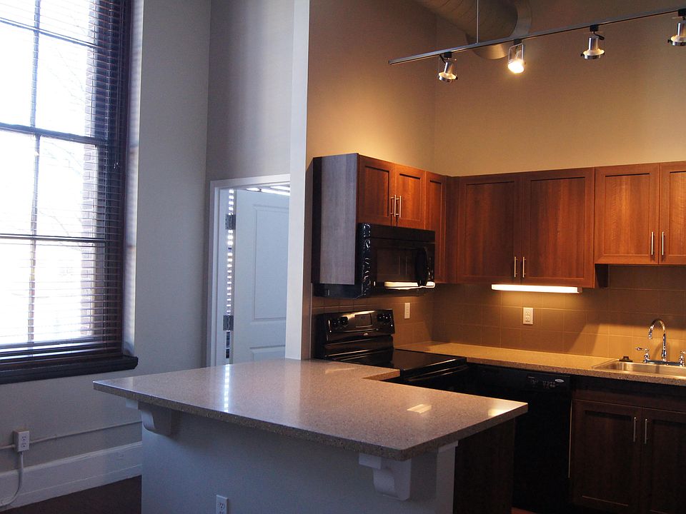 Kitchen with an island